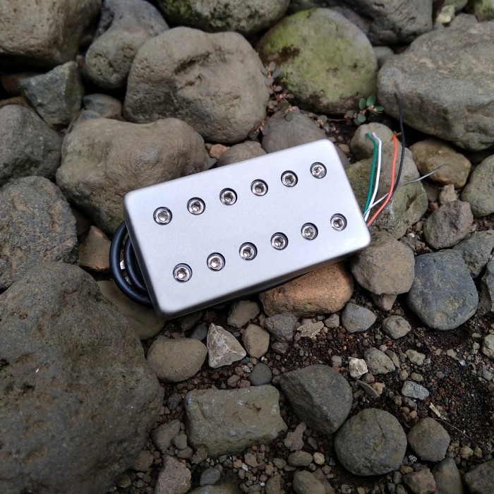 Pickup Gitar Dimarzio Fusion Edge Humbucker Bridge Brushed Nickel