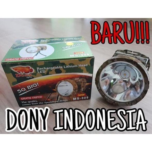 Senter Kepala Dony MS-309 SO BIG 30 WATT Headlamp 30W MS309