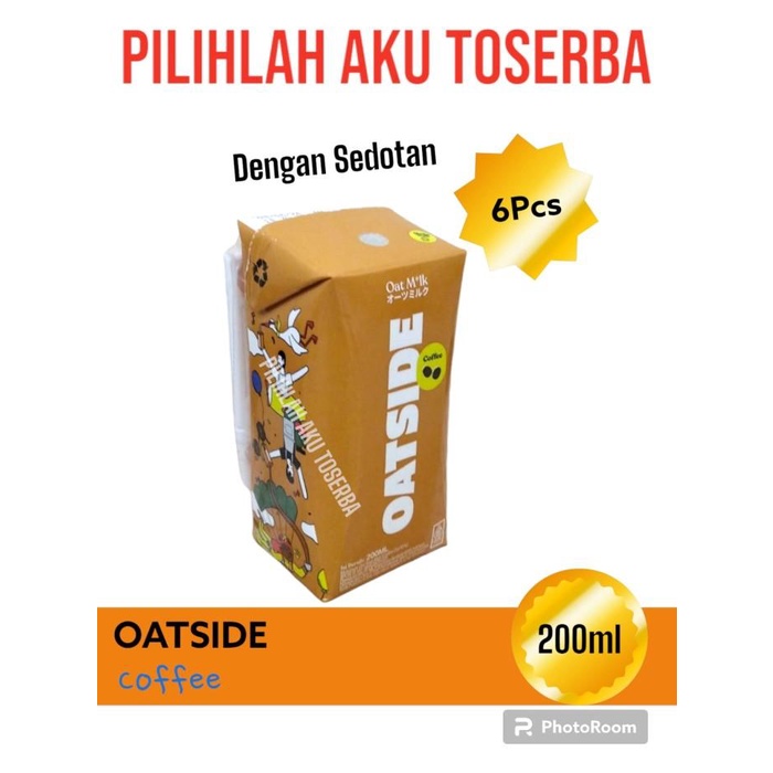 

Oatside Coffee Sedotan Susu Oat Milk 200 Ml - ( 1 Dus Isi 12 )