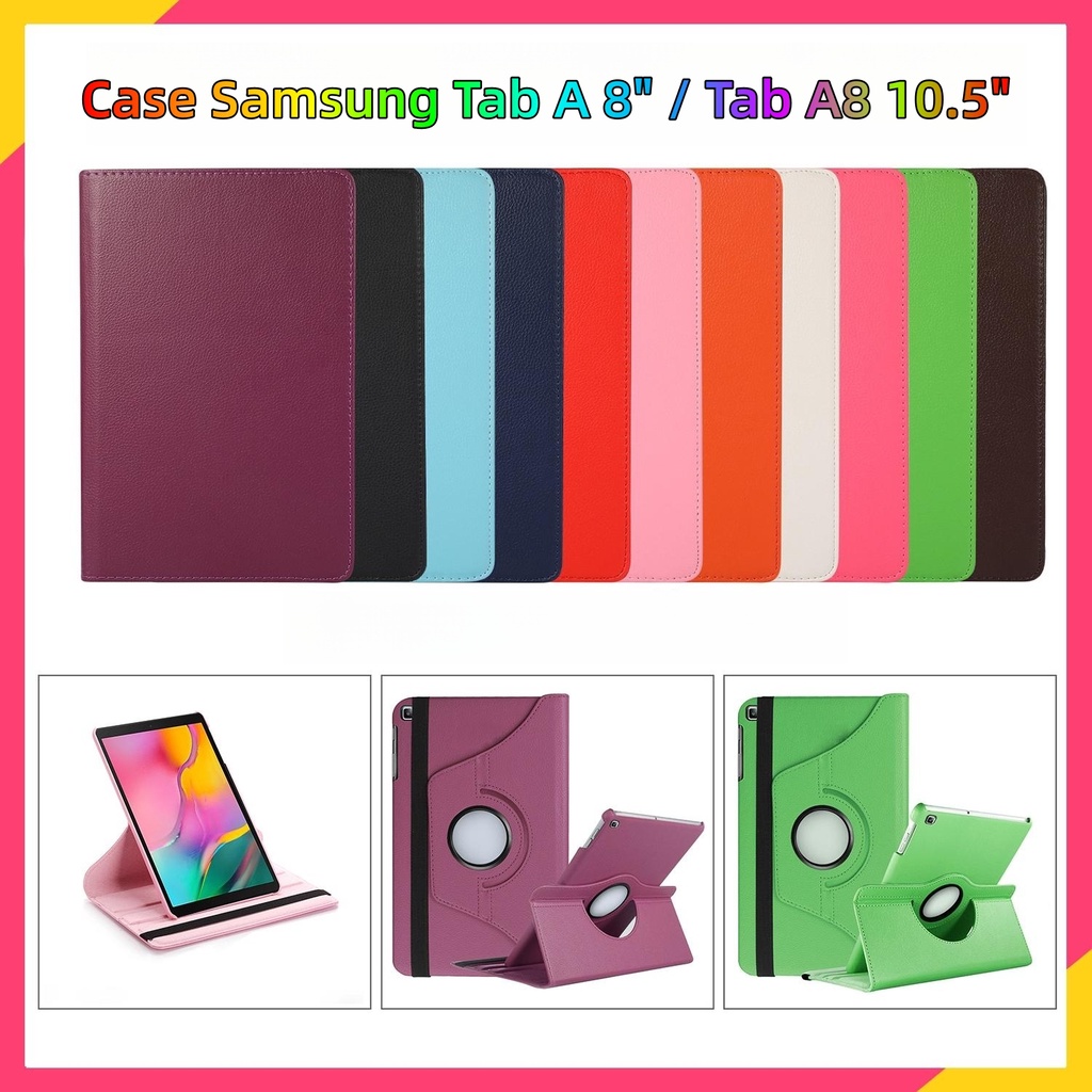 【Ready Stock in Jakarta】Case Samsung Tab A8 10.5" Rotary Case Galaxy Tab A8 2022 Case Samsung Tab A 