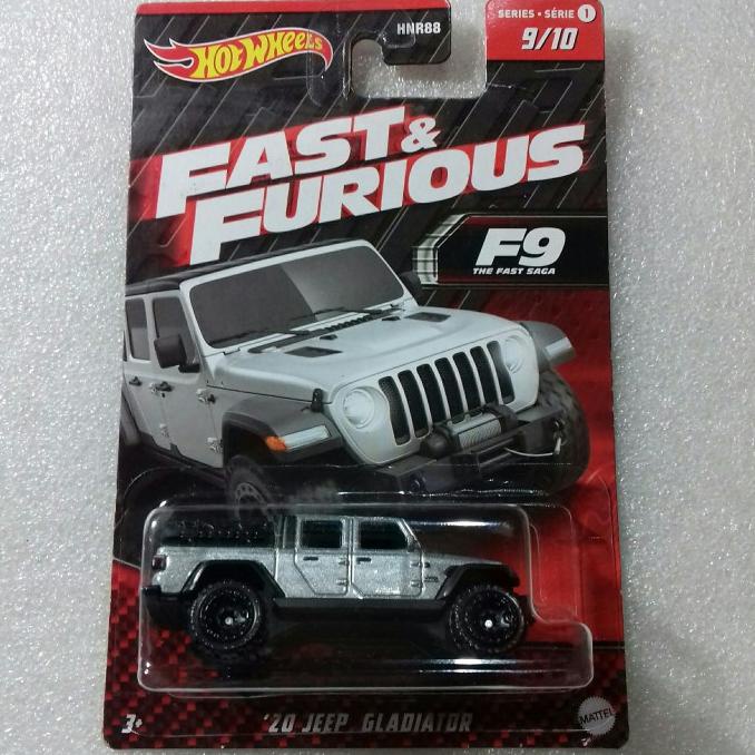 Hot Wheels 20 Jeep Gladiator. Fast n Furious F9 The Fast Saga. Serie 1