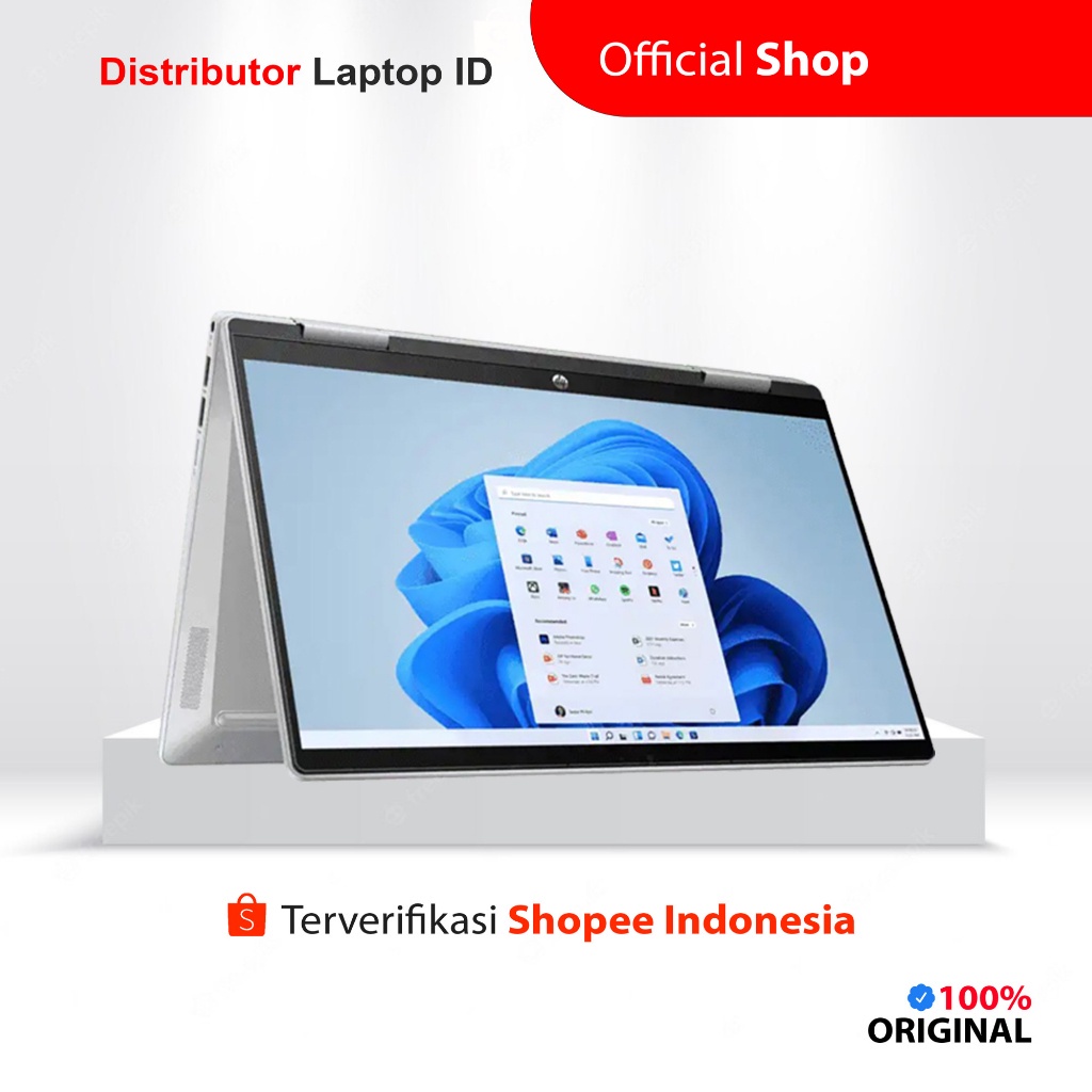 LAPTOP HP PAVILION X360 CONVERTIBLE 14 ek1005TU / CORE i5 1335U / RAM 16GB 512GB SSD / 14 INCH FHD I