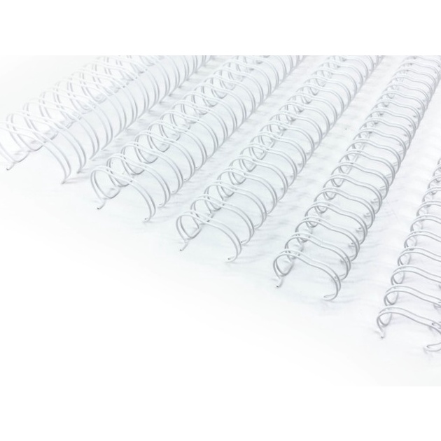 

TERMURAH.. Kawat Spiral 5/16" - (3:1, F4) 250 Batang ukuran Folio - Wire Bind - Putih