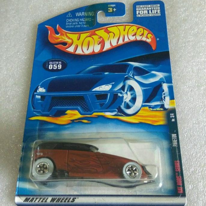HOT WHEELS PHAETON. 1930 FORD PHAETON 2-DOOR. RAT RODS SERIES US CARD