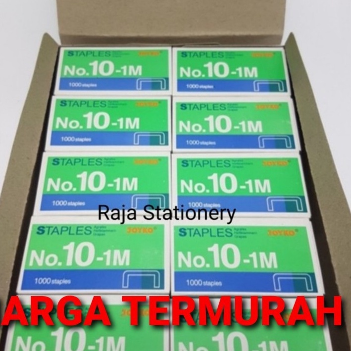 

(X 12K➲♪) TERMURAH!! STAPLES JOYKO NO.10 KECIL ISI STAPLER REFILL HEKTER NO.10-1M 1 DUS ISI 20/ tervirall!