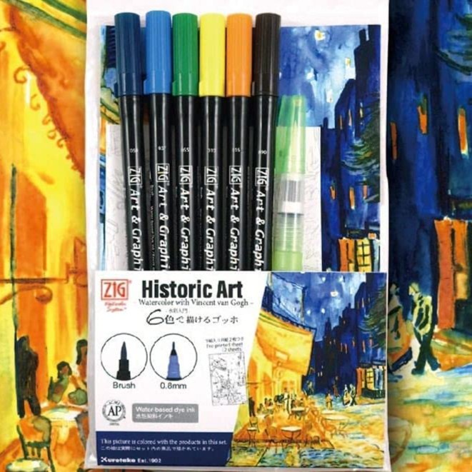 

Historic Art - Watercolour with Vincent van Gogh (WM-21/TUT6V)