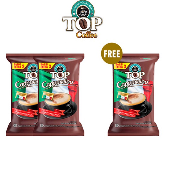 

[X✯♪4.G> [Buy 2 Get 1] TOP Kopi Cappucino PACK (6+3 25GR) / trendiing..!