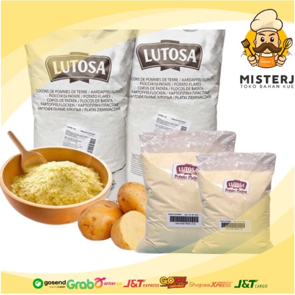 

Terlaris Lutosa Belgium Tepung Kentang Potato Flakes Lutosa 500 Gr 1 Kg