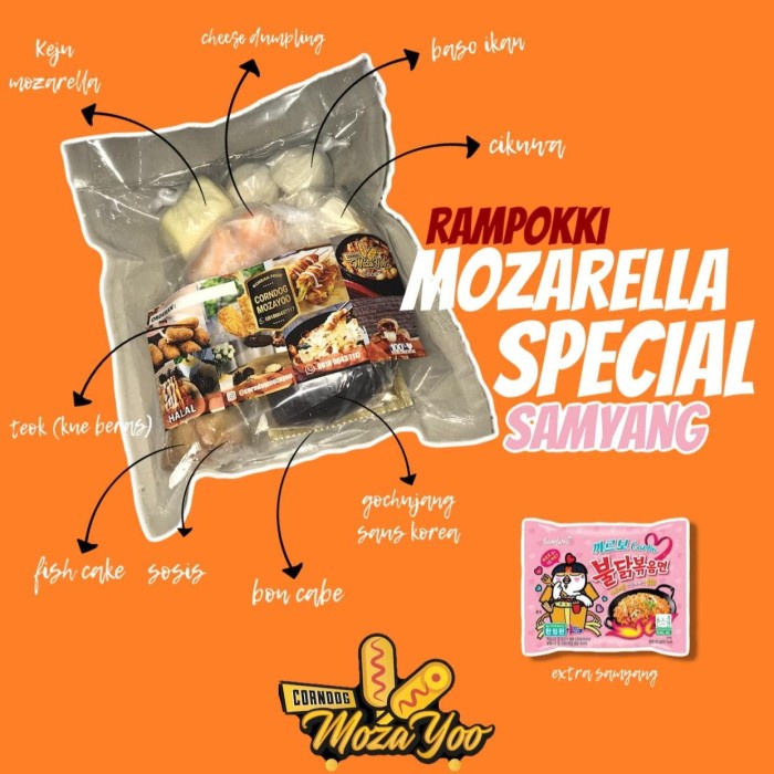 

Rampoki Samyang Mozarella Spesial Bestseller Mie Impor
