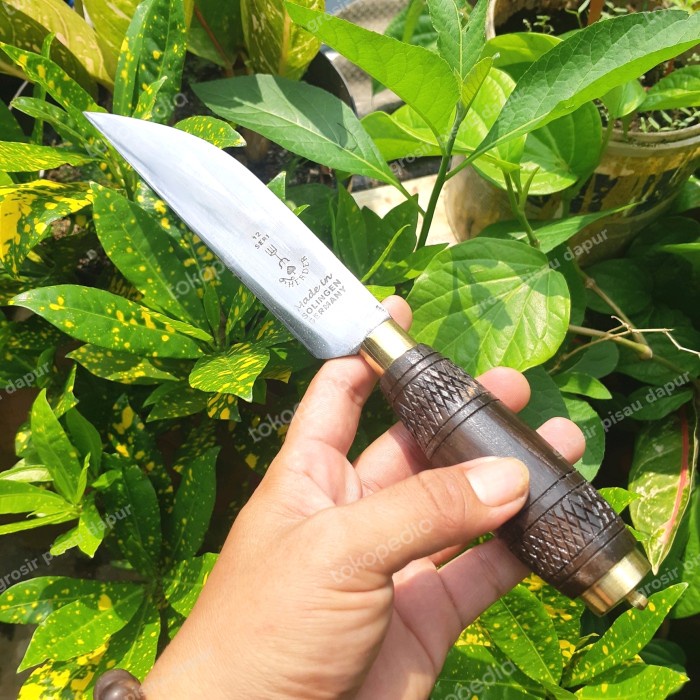 Pisau Dapur Sembelih Daging Cap Garpu Lokal Baja Super Tajam Murah