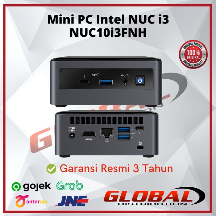 Terlaris Mini Pc Intel Nuc10I3Fnh Kit - I3 10110 Gen10