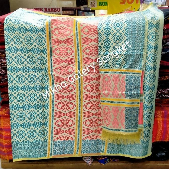 Semi Songket Tarutung Mesin Motif Tumtuman Tarutung