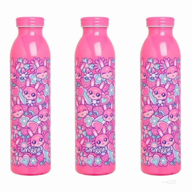 TER-UPDATE SMIGGLE BUDZ SLIMLINE STAINLESS STEEL DRINK BOTTLE HOT COLD ORIGINAL #ORIGINAL