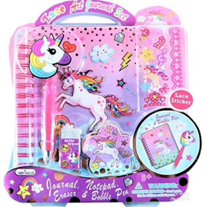 

TER-UPDATE LACE ART JOURNAL SET - PAKET ALAT TULIS #ORIGINAL