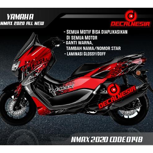 Decal Stiker Motor Yamaha Sticker Nmax New 2020 2021 2022 facelift Modifikasi Variasi Aksesoris Full Body