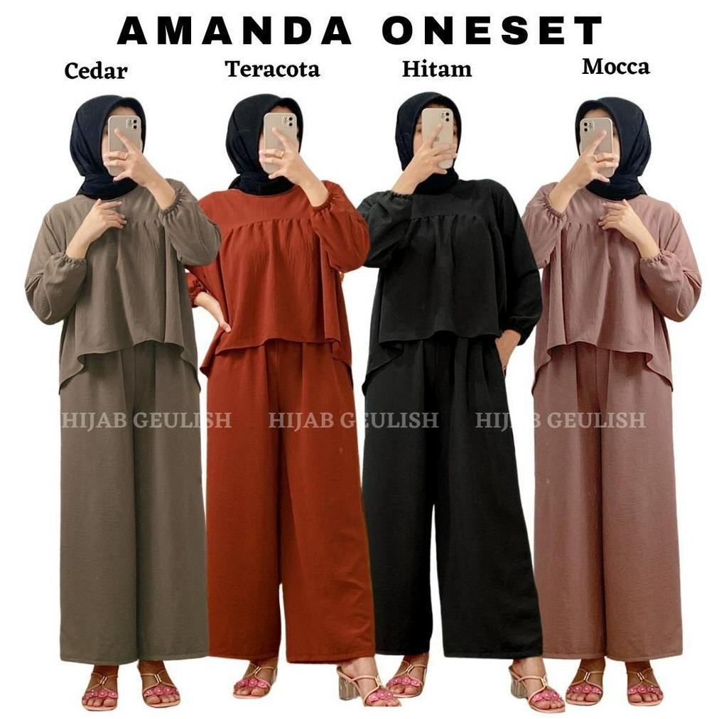 LARIS AMANDA ONE SET CRINKLE / ONE SET SERUT qurini
