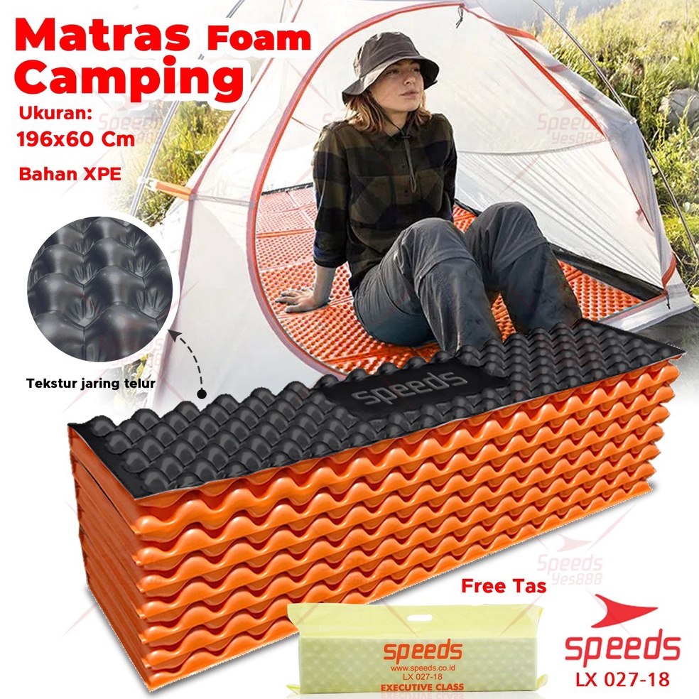 Buruan Beli-SPEEDS Matras Lipat Gunung Untuk Duduk Matras Camping Bahan XPE Foam 027-18