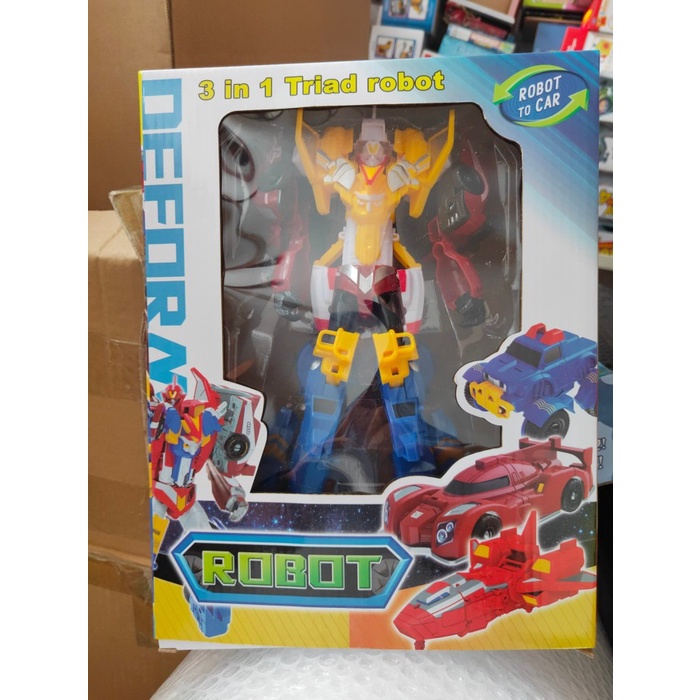 DISKON SPESIAL TOBOT TRITAN 3 IN 1 GALAXY DETECTIVES MASTER V SPEED, MONSTER, SHUTTLE TERLARIS