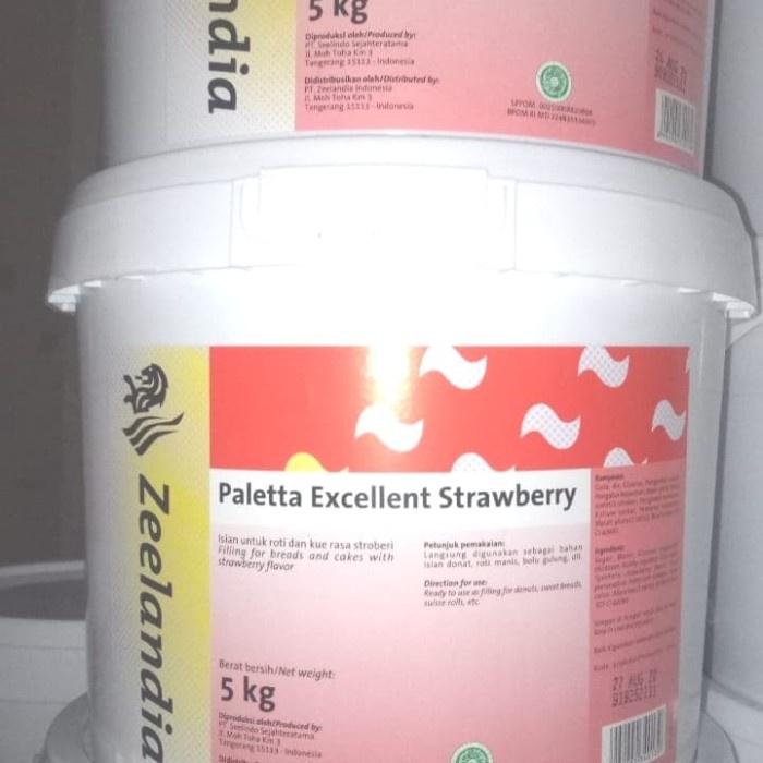 

Paleta strawberry 5kg/pail