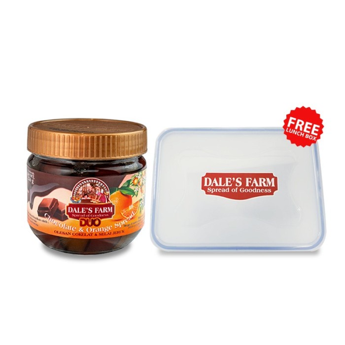 

Dale's Farm Duo Chocolate & Orange 250g - Selai Jeruk & Coklat