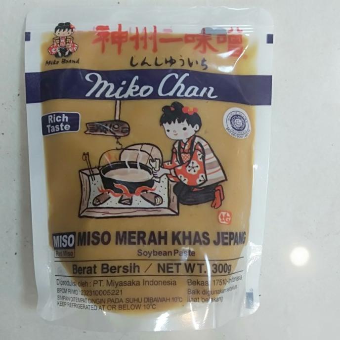 

favorit] shishuichi mikochan aka miso 300 gr / miso merah khas jepang red miso