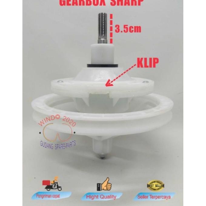 favorit] GEAR BOX MESIN CUCI SHARP | GEARBOX MESIN CUCI SHARP | GIRBOX SHARP