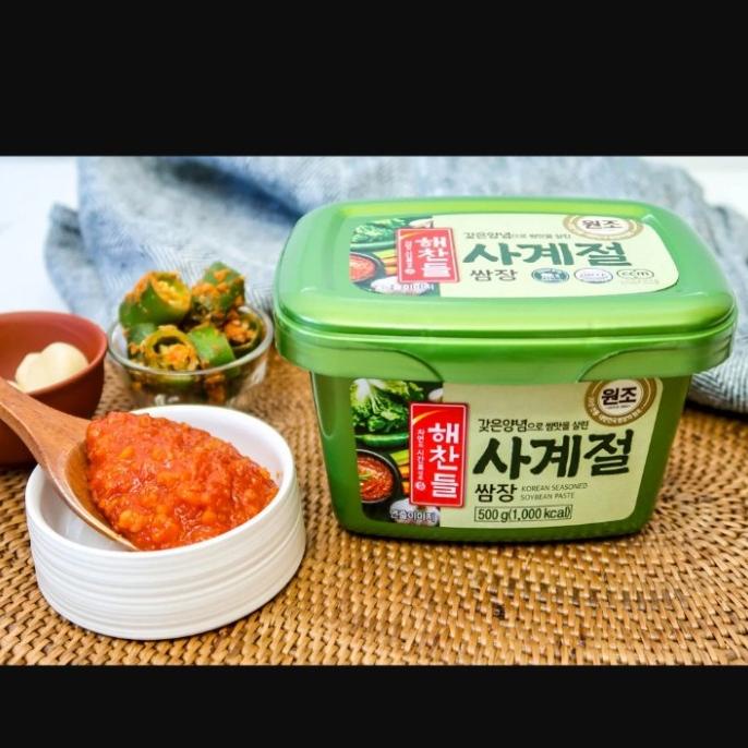 

>>>>>] Haechandle Ssamjang 500gr / seasoned Soybean paste- kedelai fermentasi