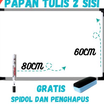 

(◆-SQO✮) Termurah !!! Papan Tulis Belajar White Board Ukuran 50 x 70 dan papan 60 x80 Free Spidol Dan Penghapus ( COD ) - pasti.dikirim✉!