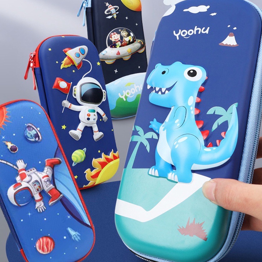 

(㊖.5O㊚W] [ 3D ] Kotak Pensil Anak Sekolah TK / SD Bahan EVA Anti Airlangsung.kirim☆!