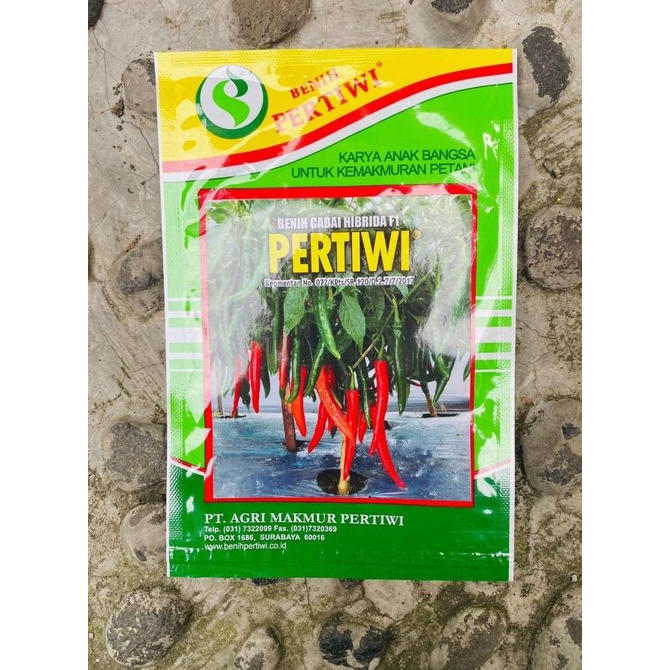 Benih Cabe PERTIWI 10 gram Cabai Merah Besar Lombok Cap Panah Merah