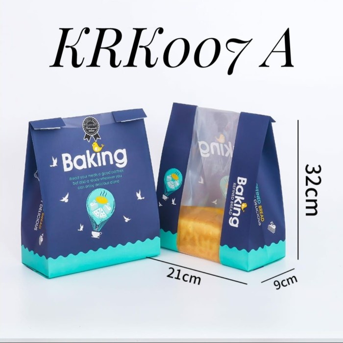 Terlaris Packaging Roti Kertas / Kemasan Kertas Roti/ Roti Tawar