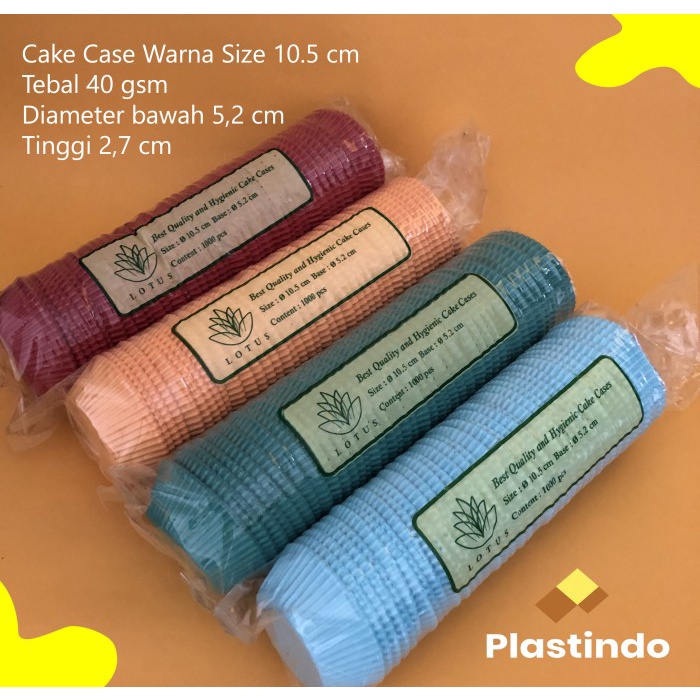 Terlaris Cake Case 10.5 Cm Warna - Paper Cake Case Glassine Color