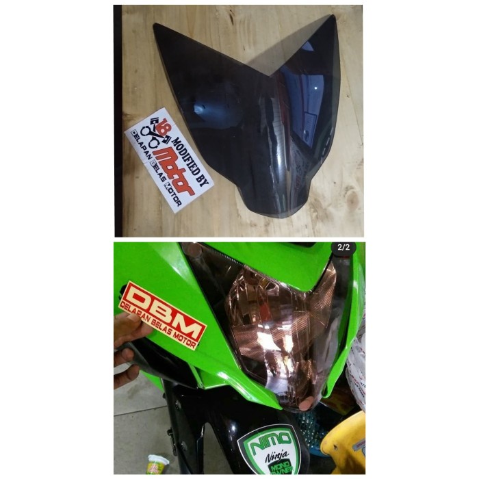 COVER MIKA TUTUP KACAMATA HEADLAMP KAWASAKI NINJA 250RR MONO SL