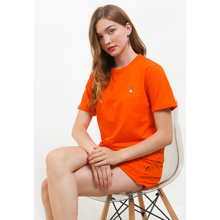 Kaos Hush Puppies Original Wanita Crop Top Mid rise Pernikahan Ori Gaya Loren Set 2 Terry Tee And Sh