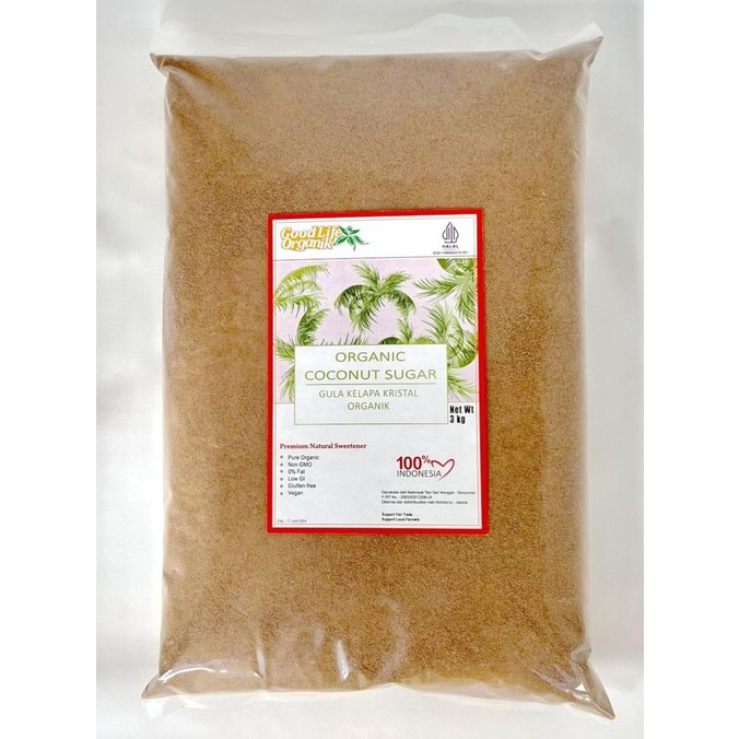 

Gula Kelapa Organik 3 Kg harga distributor - Organic Coconut Sugar