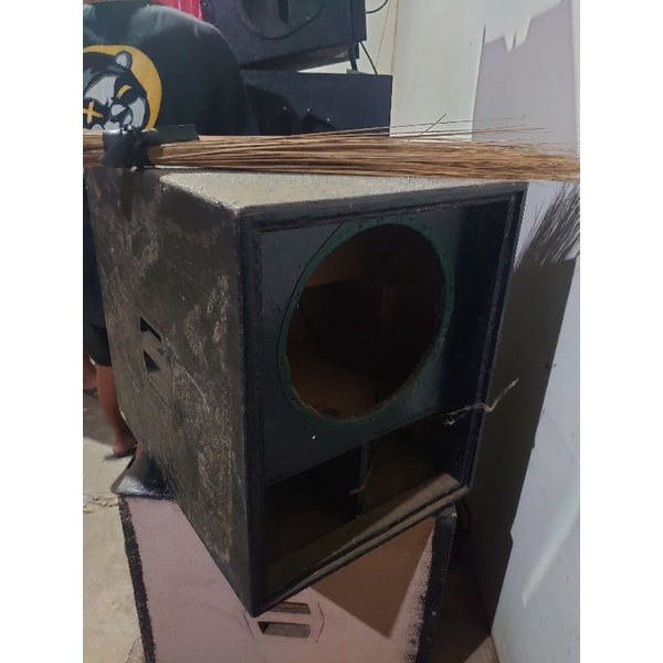 Jual box speaker custom 12inch subwoofer/box speaker mini scoop 12