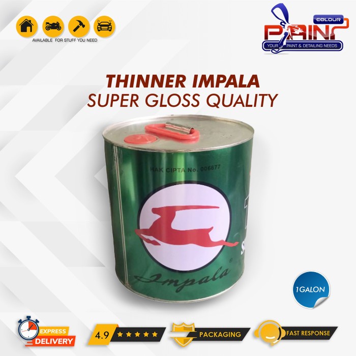 Thinner Impala Super Gloss Quality - Thinner 1 Galon Bestseller Thinner