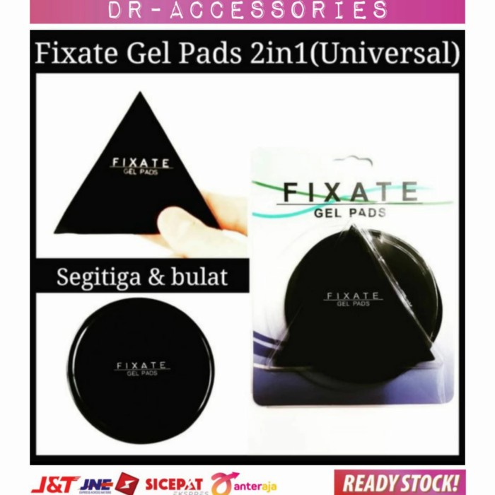 

Fixate Gel Pads Bulat Holder Perekat Serbaguna - 2in1