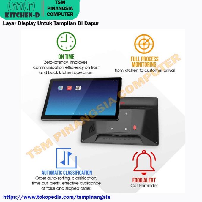 Mesin Kasir - Chas Register Kitchen Display Imin K2-201 Layar Didapur