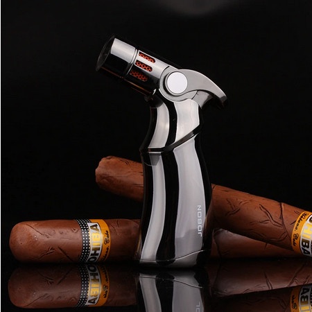 TERLARIS Korek Api Bara Stand 4 Jet Flame Lighter Jobon ZB 659 Original