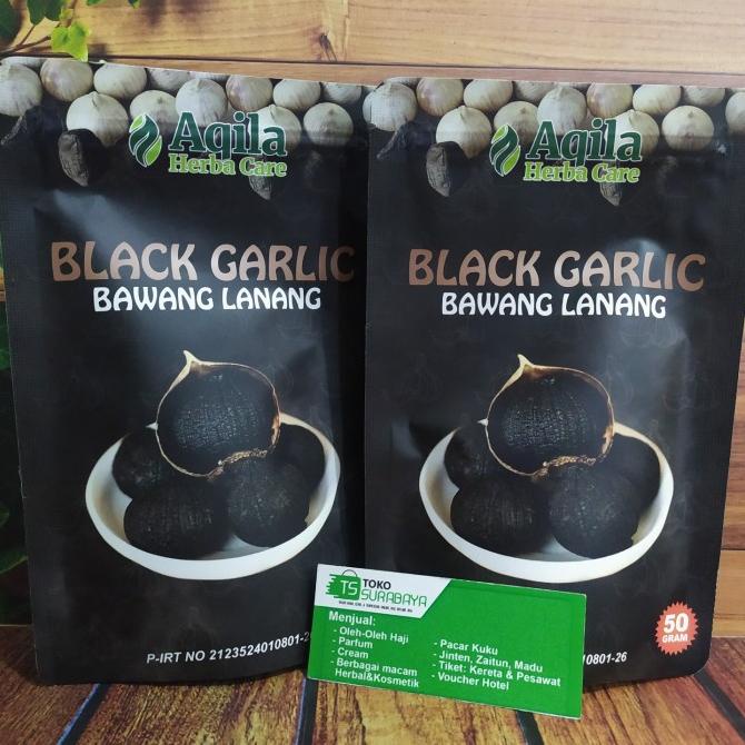 

^%^%^%^%] BLACK GARLIC Bawang Lanang Bawang Hitam Aqila 50gr