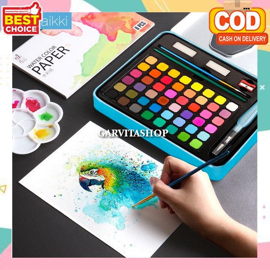 

Cat Air Lukis Lengkap Cat Lukis Kanvas Murah Dan Bagus Non Toxic Tidak Beracun Watercolor Set Art Watercolour Painting Padat Cair Lengkap Semua Warna Cat Air Anak Set Lengkap Water Color Set Kaikki Watercolor Paint Set Cat Air Warna 24/36/48 - Solid A