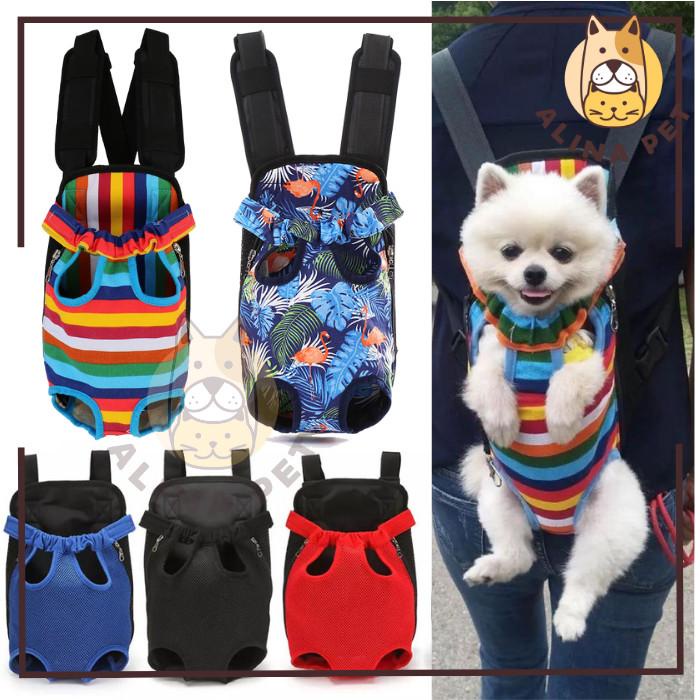 Pet Carrier Tas Ransel/ Carrier Anjing Kucing/ Gendongan Anjing Kucing