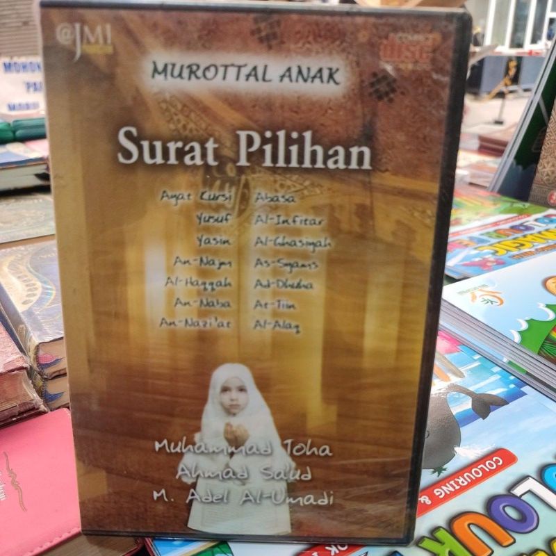 DISKON cd original  murotal  surat pilihan  anak2x bersama qori  m thoha, ahmad saud, adel
