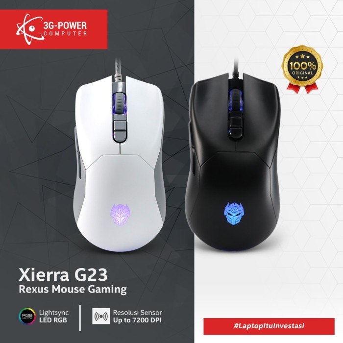 Rexus Xierra G23 7D Macro Gaming Mouse