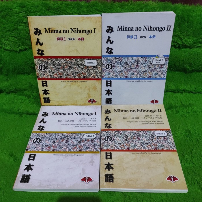 PROMO!!! MINNA NO NIHONGO PAKET HEMAT 4 BUKU TERLARIS