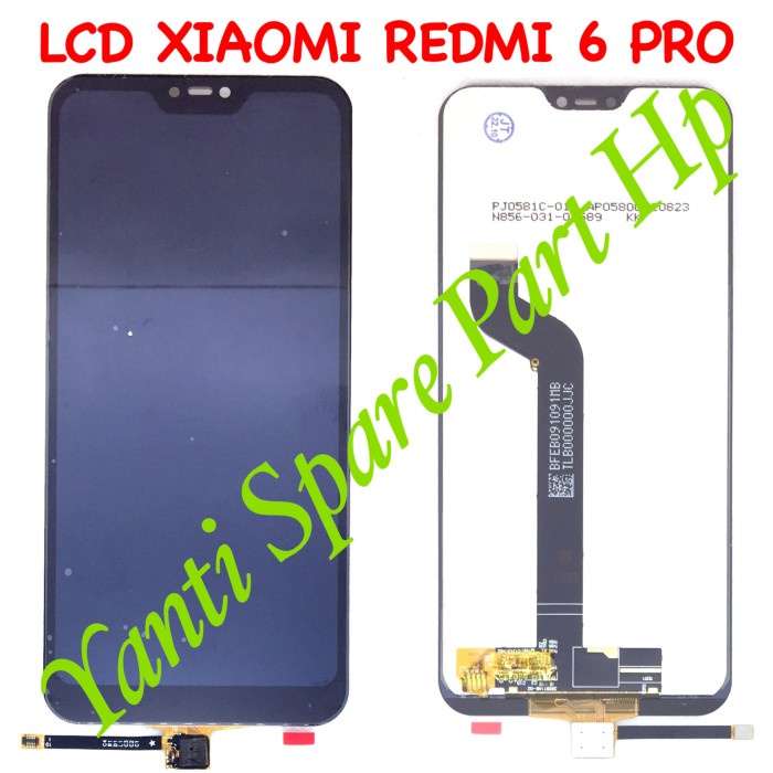 {SinarStore} Lcd Touchscreen Xiaomi Redmi 6 Pro Mi A2 Lite Original Terlaris New - Hitam Murah