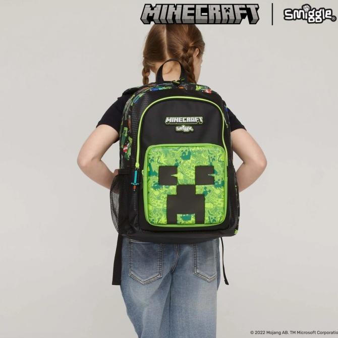 Smiggle Minecraft Backpack Lunchbag Wallet