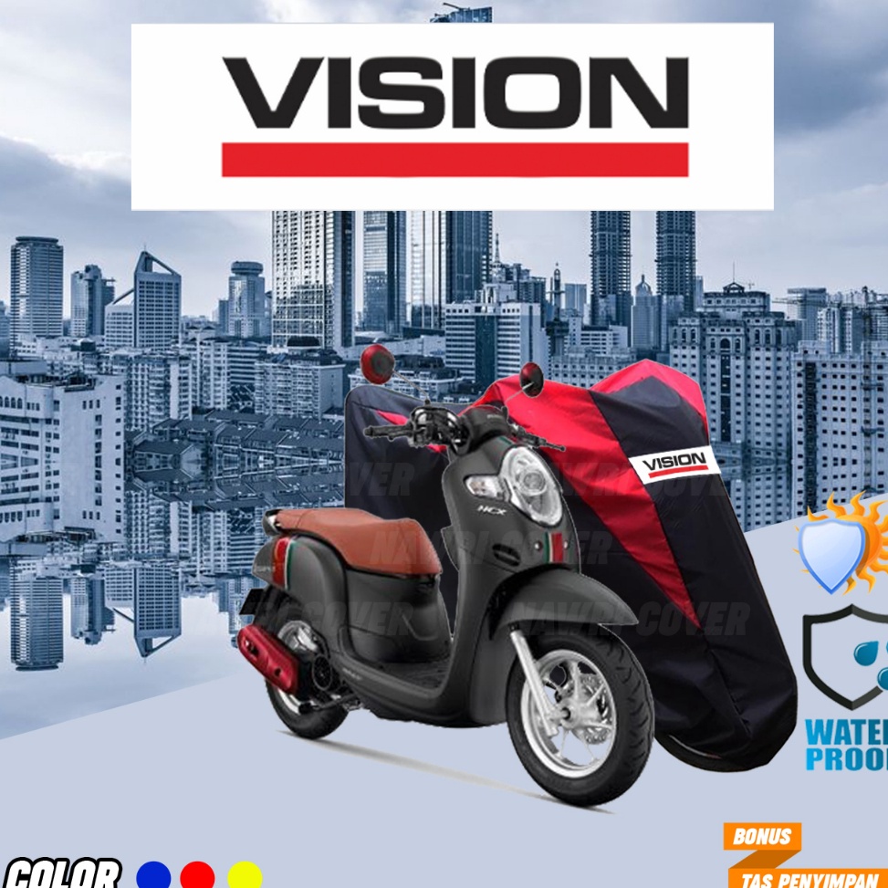PALING DICARI Sarung motor Scoopy Cover motor Scoopy Selimut motor Scoopy Penutup motor Scoopy Outdo