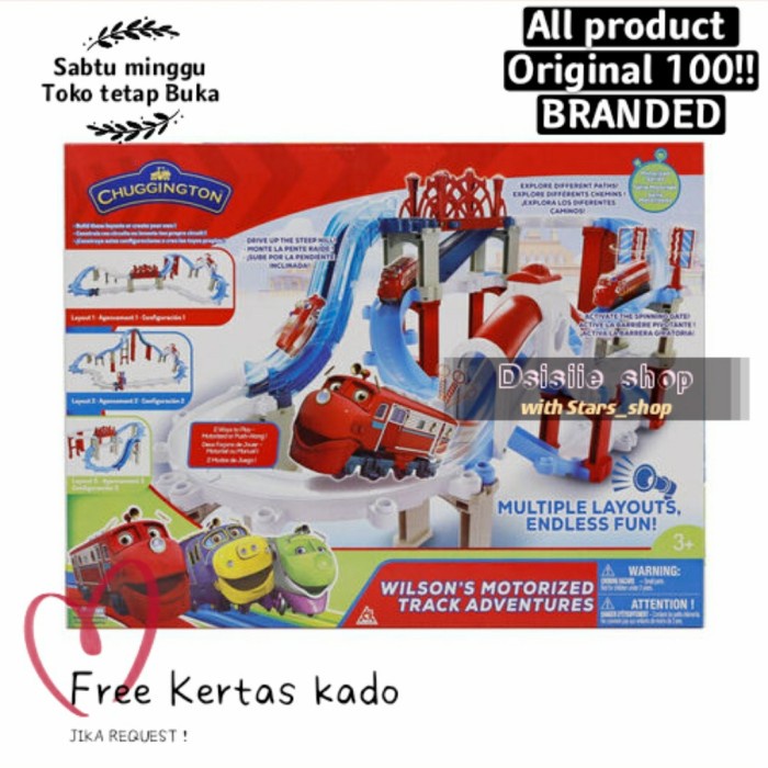 HOT SALE CHUGGINGTON MOTORIZED TRACK ADVENTURES ORIGINAL / TRACK KERETA API TERLARIS
